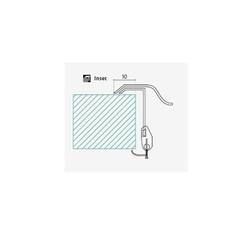 Bank Regent Edelstahl Spülbecken Aufsatz 80x45 cm mit Abtropffläche 1208970061