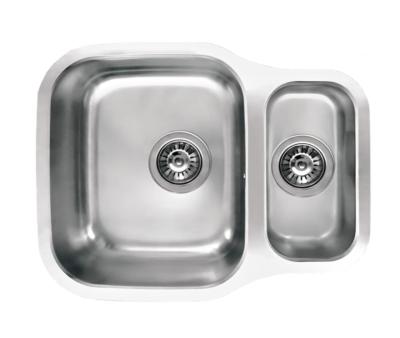 Banka Alaska Edelstahl 1,5 Spülbecken Unterbau 524 x 400 mm 1208970064