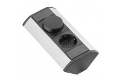 MINI Eckverlängerung mit CCT-Regler und Schuko-Steckdose 230V 16A