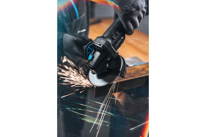 HÖGERT Akku-Winkelschleifer mit Paddelschalter, 125MM, 18V - ohne Akku