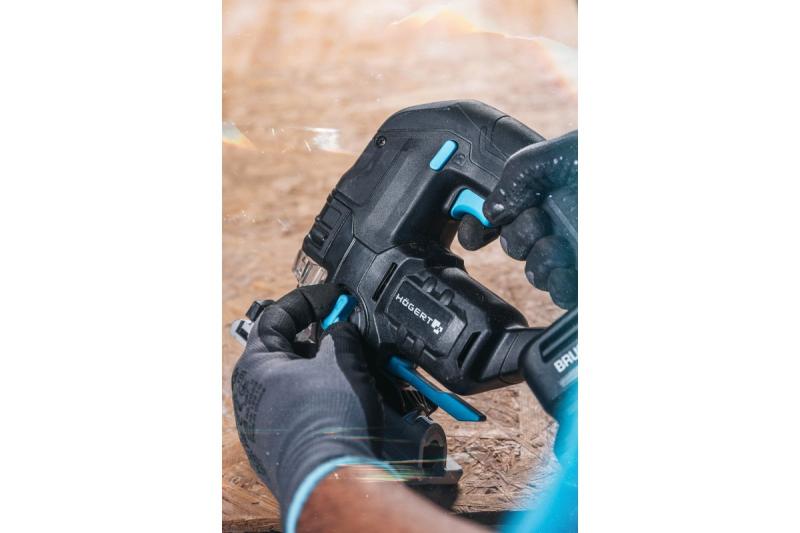 HÖGERT Akku-Stichsäge, 18V, Antivibrationsgriff - ohne Akku