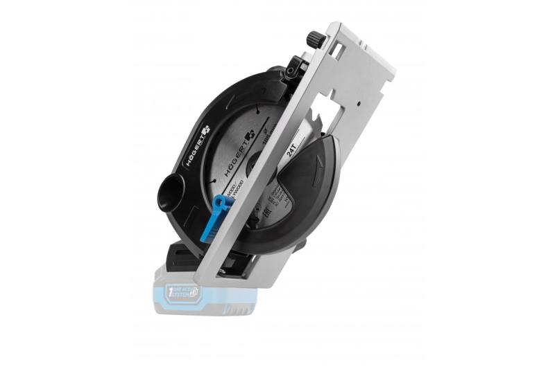 HÖGERT Akku-Kreissäge, 18V, ohne Akku, Staubsaugeranschluss