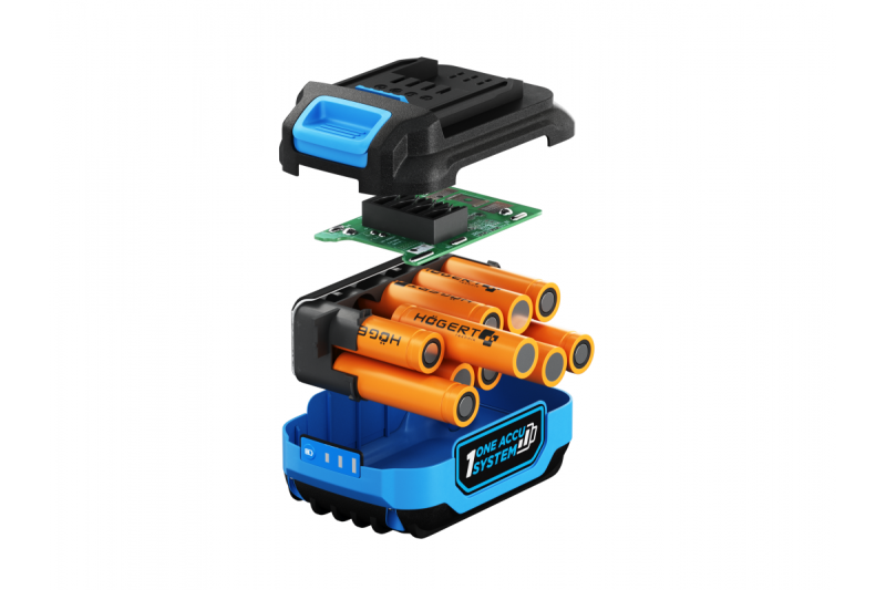 HÖGERT wiederaufladbarer Akku 2 Ah 18 V.