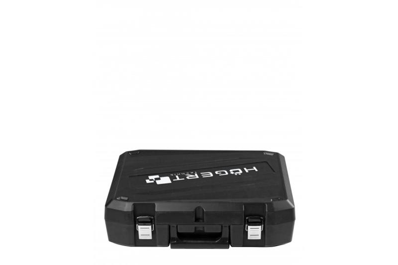 HÖGERT Akkubohrmaschine 18V, Set mit Akku, Ladegerät, Bithalter, Bohrmagazin