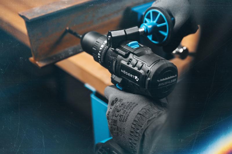 HÖGERT Akku-Schlagschrauberset 200 Nm 18V mit bürstenlosem Motor