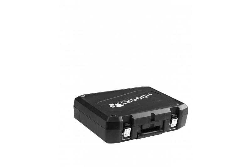 HÖGERT Akku-Winkelschleifer mit Paddle-Schalter, 125MM, 18V - Set (Akku, Ladegerät, Zubehör)