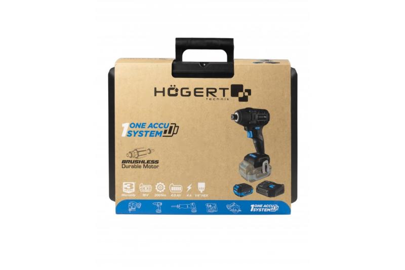 HÖGERT Brushless Akku-Bügeleisen 18V, Set mit Akku, Ladegerät und Zubehör