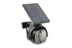 Sonnenflutlicht mit Bewegungs- und Dämmerungssensor GUARDOS, LED, 300lm, 6400K, 1200mAh, IP65, Dummy-Kamera