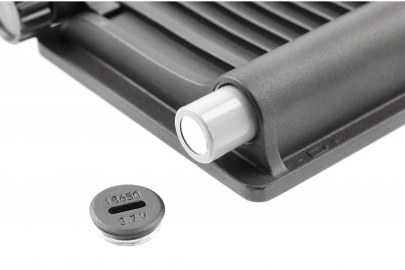 Flutlicht LUMOS II, LED, 2000lm, 6400K, 2600mAh austauschbar, IP65, schwarz