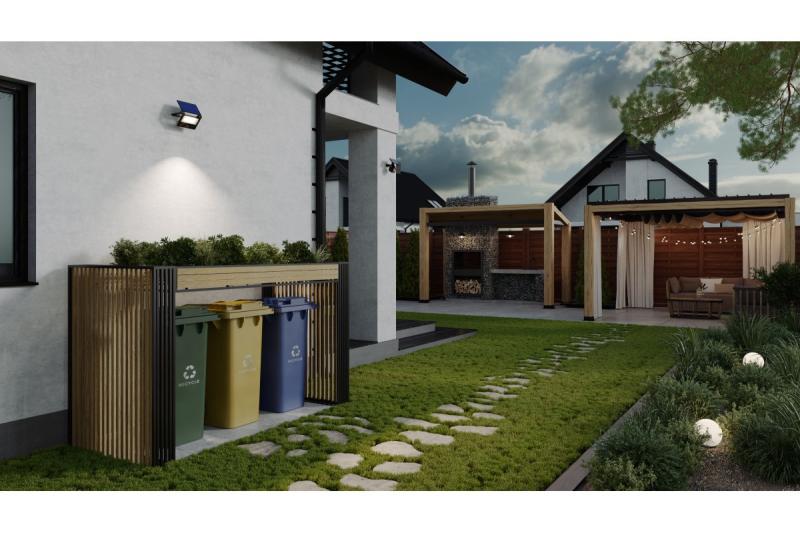 Flutlicht LUMOS II, LED, 3000lm, 6400K, 2x2600mAh austauschbar, IP65, schwarz