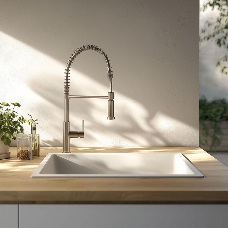 Ausmann Ceramic Ember Keramischer Weißer Spülbecken - Aufbau und Unterbau 54 x 40 cm mit Edelstahlstopfen 1208970508