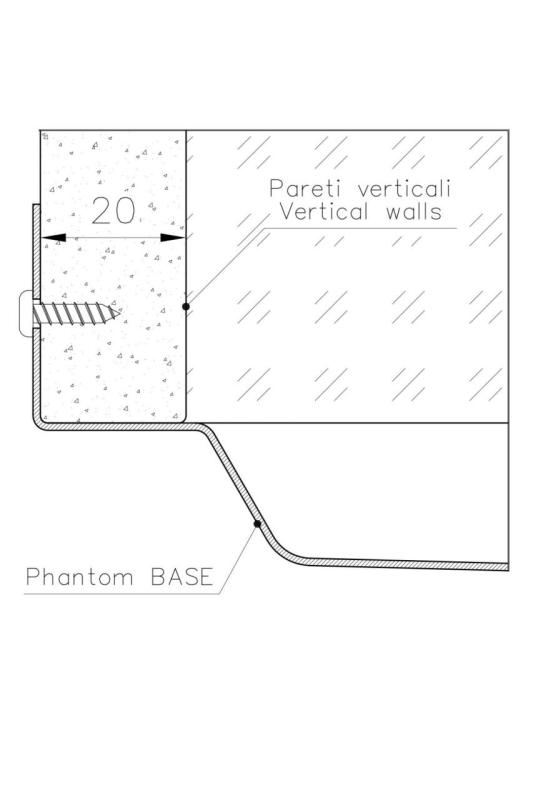 Foster Phantom Base Edelstahl Bodenplatte Arbeitsplatte Spülbecken 40x40cm für den Einbau in Keramik, Naturstein und Solid Surface, Dicke 20mm 1208970718.