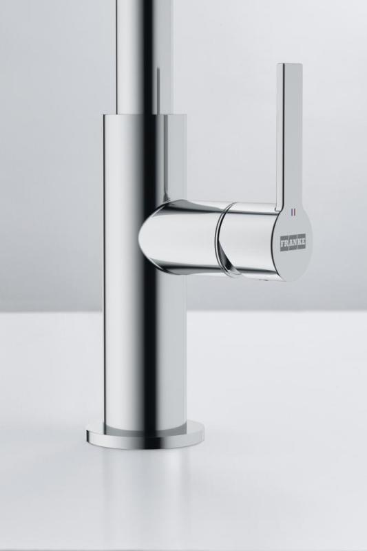 Franke Maris Slim J Küchenarmatur Schwenkbarer Runder Auslauf Chrom 115.0728.384