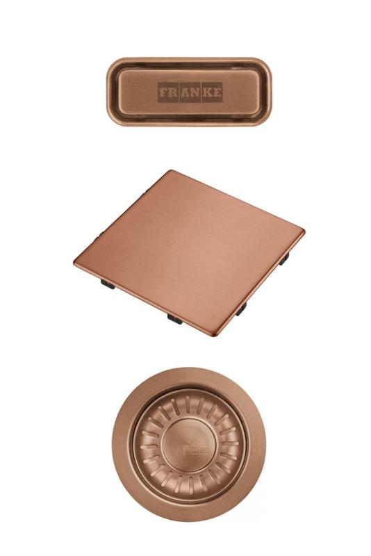 Franke Kubus 2.0 Farbset Ablaufgarnitur Kupfer 1208970832