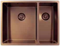 Pure.Sink Exclusivo Kupfer 1,5 anderthalb Spülbecken 34+18 cm 10mm Radius PEX341840-62