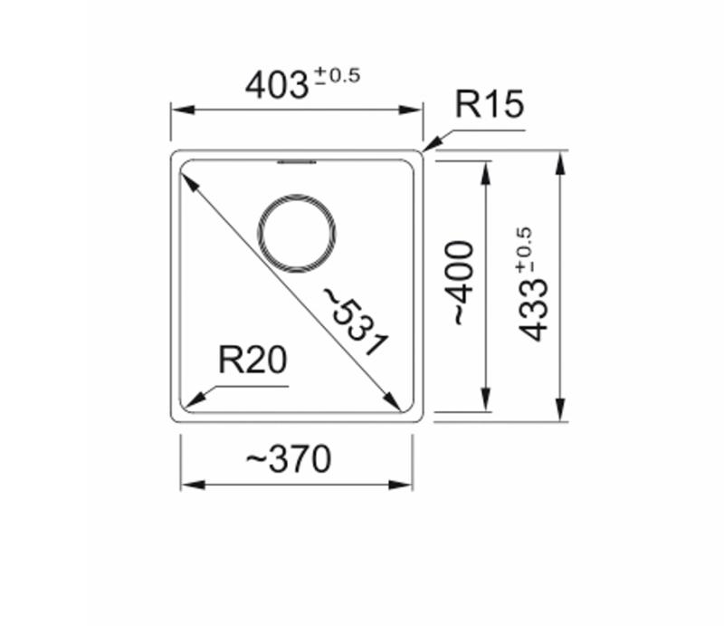 Franke Maris MRG 210-37 Fragranite Kaffeesahne Spüle Flach Einbau 135.0725.664