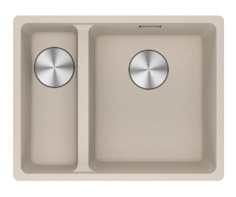 Franke Maris MRG 160-34-15 Fragranite Kaffee-Creme Spüle Rechts Unterbau 125.0725.662