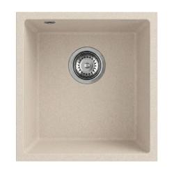 Graniteland Miniva Granit Spülbecken Beige Unterbau 385x410 mm 1208971451