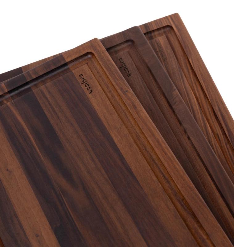 Woodsea Butcher Groove S - Walnussholz Schneidebrett mit Saftnut 45x30 cm 1208971534