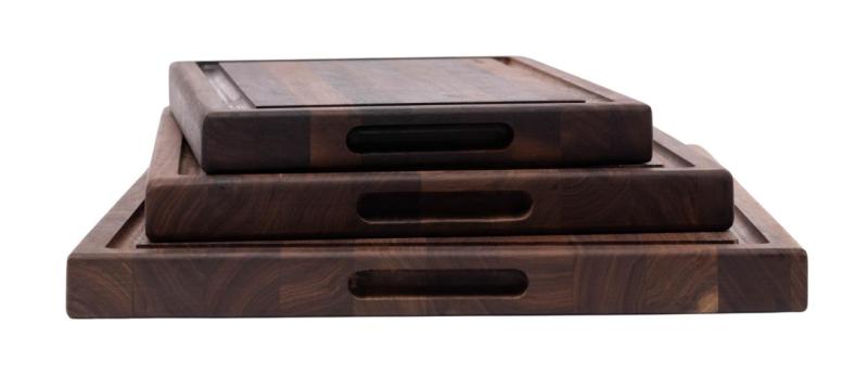 Woodsea Butcher Groove M - Walnussholz Schneidebrett mit Saftnut 50x38 cm 1208971535