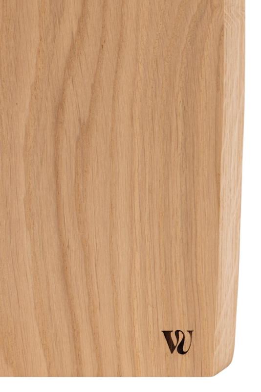 Woodsea Chop-Chop Oak L - Eichenholz Schneidebrett 40x24cm mit Ledergriff 1208971541