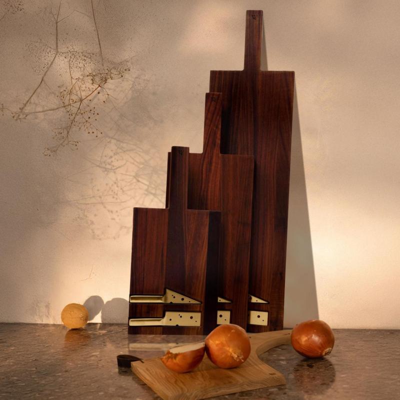 Woodsea Käse Walnuss M - Walnussholz Käsebrett 55x20cm 1208971559