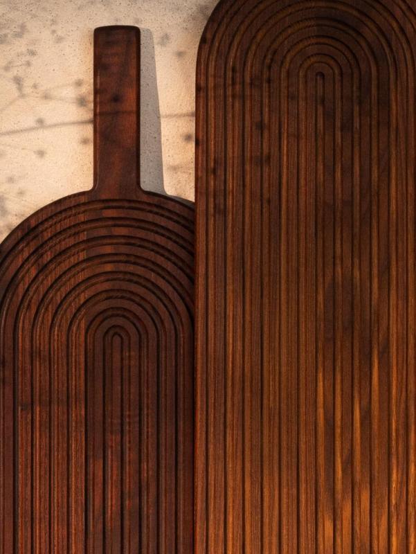 Woodsea Rainbow Ash M - Eschenholz Rainbow Schneide- und Servierbrett 485x185 mm 1208971563