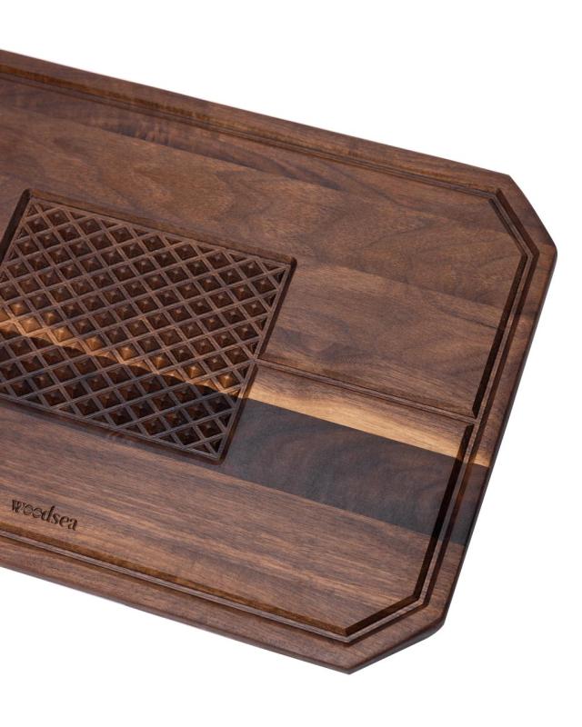 Woodsea Castle Steak - Walnussholz Steak Schneide- und Servierbrett 45x30 cm 1208971569
