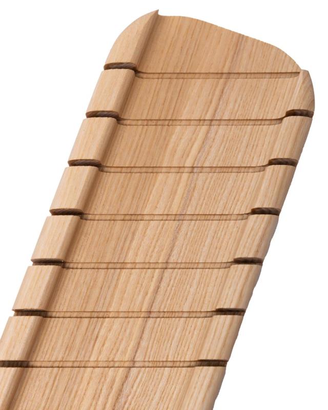 Woodsea Boardette - Eschenholz Französisches Baguette Schneide- und Servierbrett 640x100 mm 1208971570