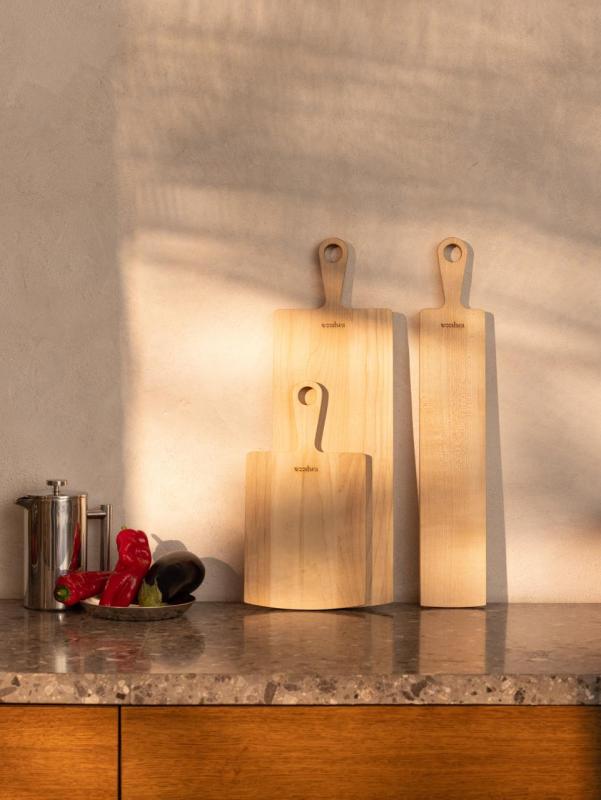 Woodsea Pine Natural S - Ahornholz Schneidebrett 20x38cm 1208971572