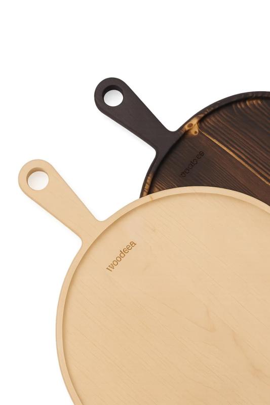 Woodsea Pine Burned - Kiefernholz Pizzabrett 47x35 cm 1208971580