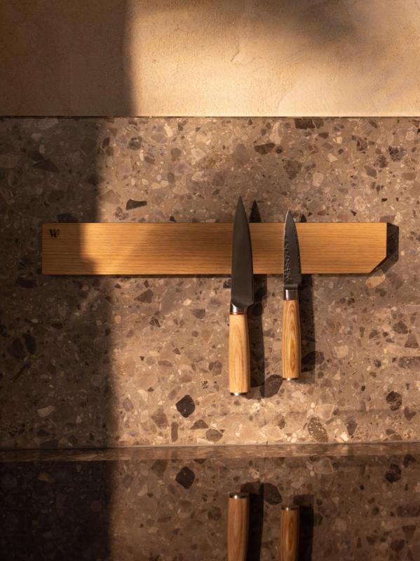 Woodsea Halte Mein Messer - Eichenholz Messerhalter Wand 40x6 cm 1208971598