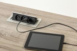 SOFT ausziehbare Steckdose, Stromkabel 1,5m