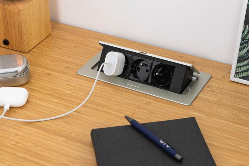 SOFT ausziehbare Steckdose, Stromkabel 1,5m