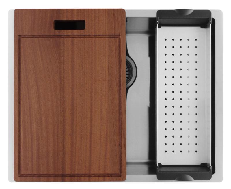 Pure.Sink Luxion Edelstahlspüle 50 x 40 cm Unterbau, flächenbündiger Einbau und Aufsatz  PLX5040-02