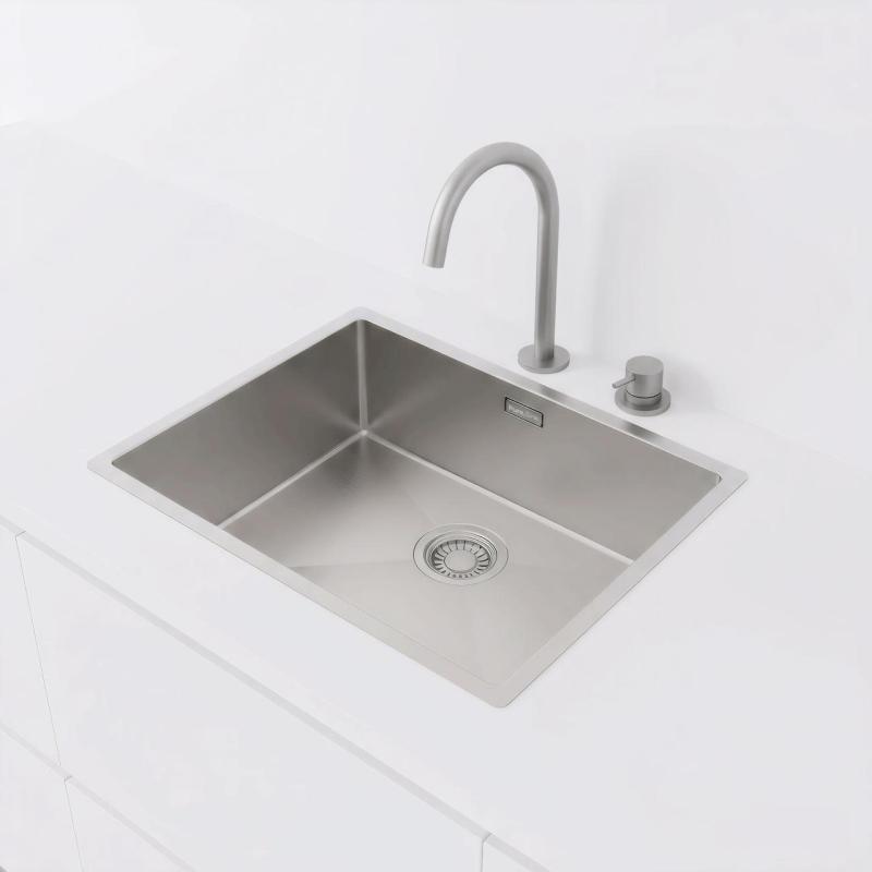Pure.Sink Luxion Edelstahlspüle 50 x 40 cm Unterbau, flächenbündiger Einbau und Aufsatz  PLX5040-02