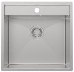Pure.Sink Luxion Edelstahlspüle 51 x 50 cm Tapwing mit Hahnlochbank PLX5150T-02