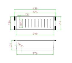 Pure.Sink Luxion Schwarzer Einsatz für Spülbecken PLXCOL-63