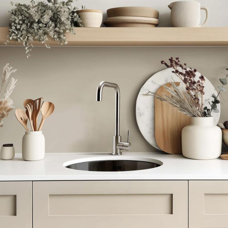 Pure.Sink Rondo Gun Metal Runde Spüle flach Einbau, Unterbau und Aufbau 38 cm PRN38-61