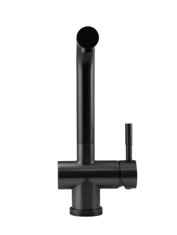 Pure.Sink Elite Steel Pulse-S Küchenarmatur PVD Gunmetal mit ausziehbarem Auslauf und Sprühmodus PS8500-61