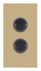 Indux Corner Energie-Säule mit 2 Steckdosen Randaarde Gold 1208972283