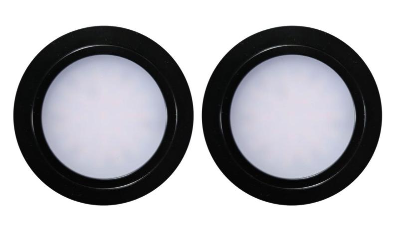 Indux Luma Kleine Einbauküche LED-Spot-Set 2 Spots mit LED-Treiber Schwarz 1208972323