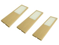 Indux Solin Küche Aufbau Multi Tone LED Set 3 Spots x 4 W Gold 1208972365