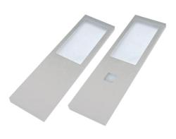 Indux Lino Küchenaufbauset LED 2 Strahler 4W mit integriertem Touch-Dimmschalter Aluminium 1208972394