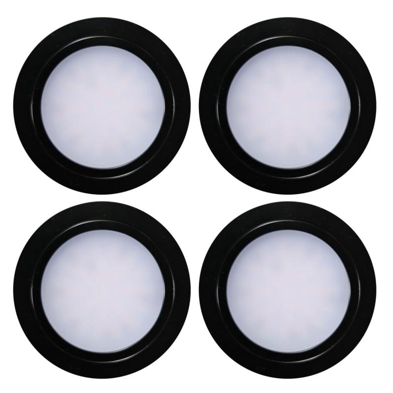 Indux Luma Einbauküche Multi Tone LED Set 4 Spots Schwarz 1208972406