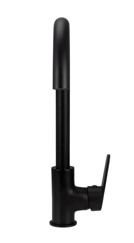 Aquanello Casa Black Single Lever Kitchen Faucet BL-1201-CS