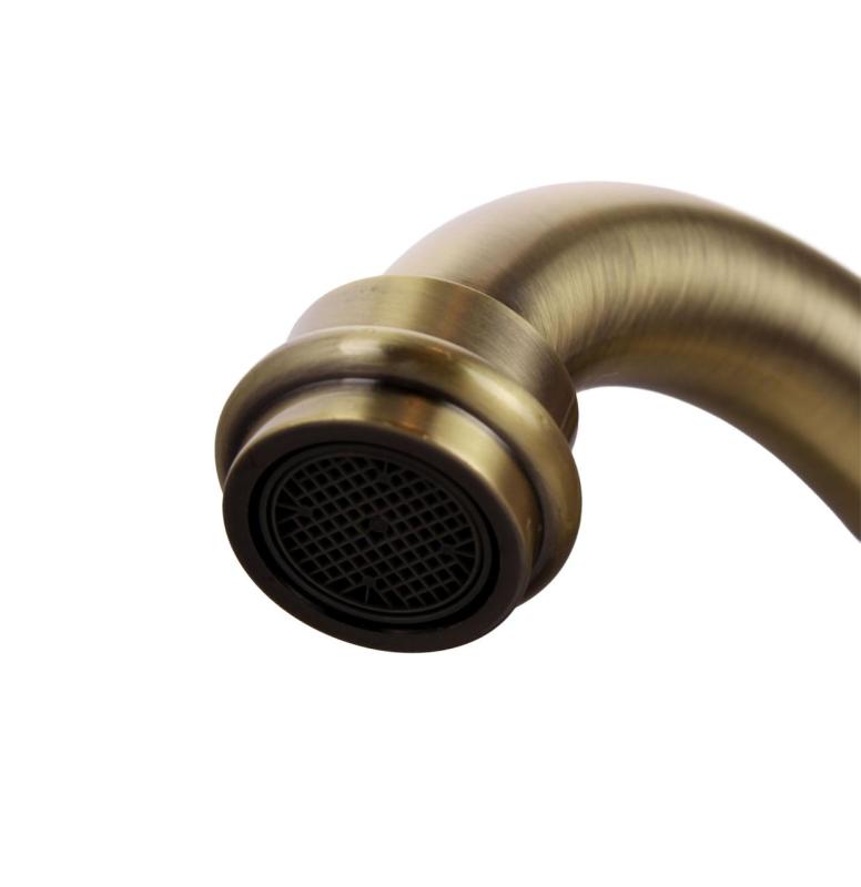 Aquanello Heritage Ascot Classic Kitchen Nostalgic Kitchen Faucet Bronze with Angled Spout BN-4002-HA