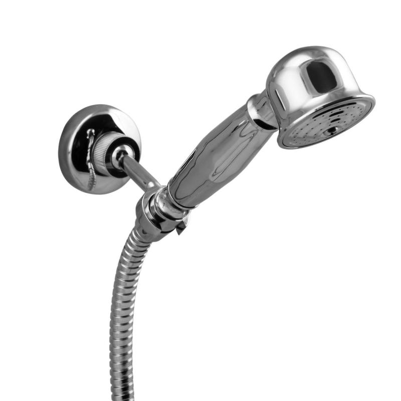Aquanello Heritage Ascot Klassischer Aufbauset mit Sterknöpfen Chrom inklusive Handbrause CR-2002-HA