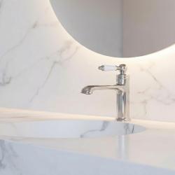 Aquanello Heritage Manor Klassischer nostalgischer Waschtischmischer Chrom CR-1001-HM