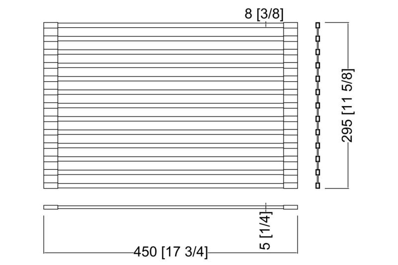 Ausmann Mosel Kombinationsset Spülbecken PVD Kupfer 50 x 40 cm mit Küchenarmatur, Seifenspender und Rollmatte 1208972563